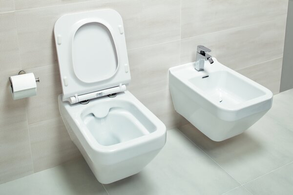 Cersanit Crea WC ülőke négyzet alakú hőre keményedő / antibakteriális, fehér, K98-0178