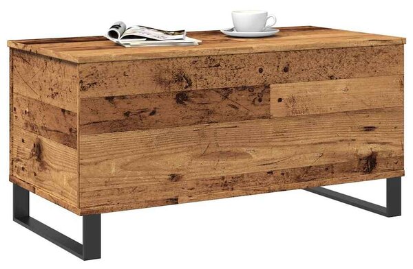 VidaXL Antik Fa Dohányzóasztal - 90x44,5x45 cm