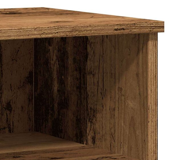 VidaXL Antik Fa Éjjeliszekrény Szett - 2 db - 40x35x50 cm