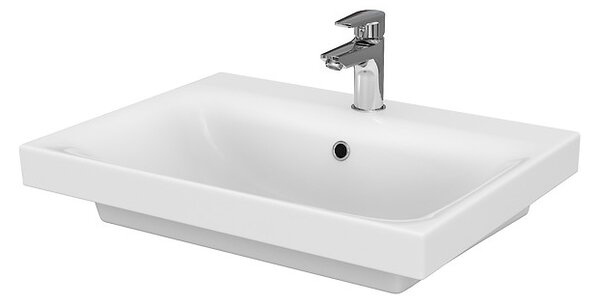 Cersanit Moduo SET, függő szekrény 60x45x62 cm + mosogató 60 cm, antracit matt, S801-486-DSM