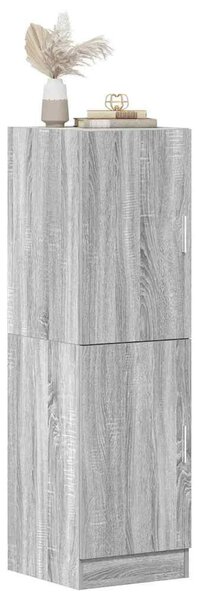 VidaXL Konyhaszekrény - Fa - Szürke Sonoma - 38x41,5x131,5 cm