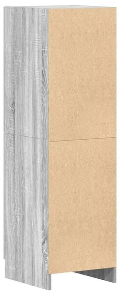 VidaXL Konyhaszekrény - Fa - Szürke Sonoma - 38x41,5x131,5 cm