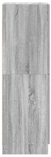 VidaXL Konyhaszekrény - Fa - Szürke Sonoma - 38x41,5x131,5 cm