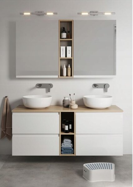 Cersanit Moduo, tükör függő szekrény 60cm, szürke, S590-017-DSM