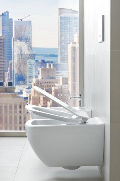 Cersanit Virgo - függő WC-csésze CleanOn lassan leeső ülőfelülettel, fehér, S701-427