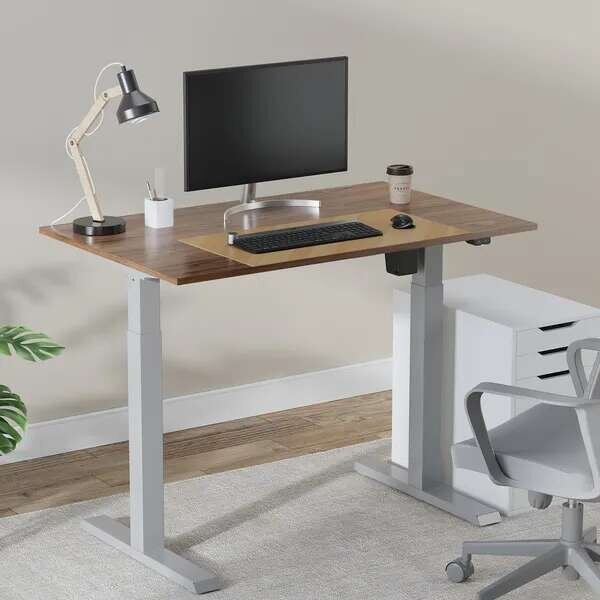 Ergo Office ER-403G Elektromos Íróasztalváz - Szürke - 70kg