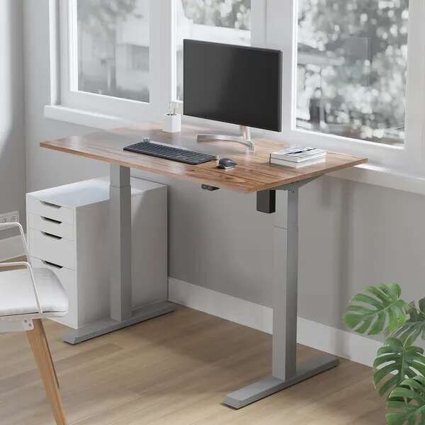 Ergo Office ER-403G Elektromos Íróasztalváz - Szürke - 70kg