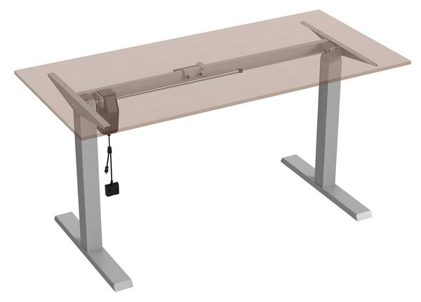 Ergo Office ER-403G Elektromos Íróasztalváz - Szürke - 70kg