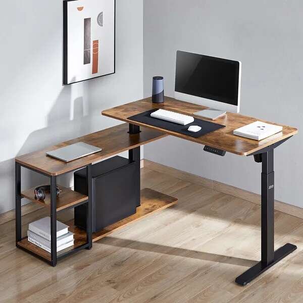 Ergo Office ER-450 Elektromos Állítható Íróasztal - 120x60cm