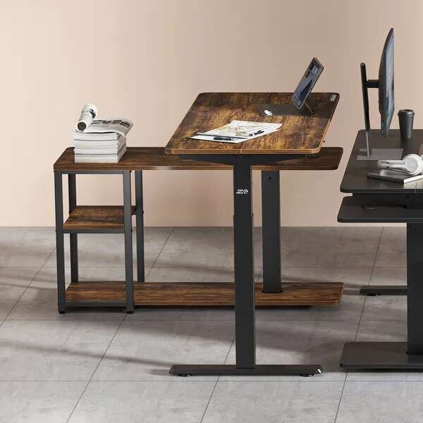 Ergo Office ER-450 Elektromos Állítható Íróasztal - 120x60cm