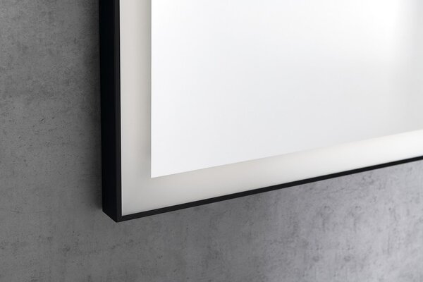 Sapho Sapho, GANO tükör LED világítással 60x80cm, fekete