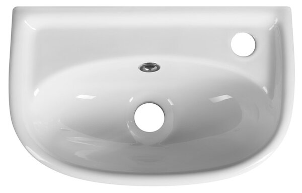 Aqualine Aqualine, Kerámia mosogató 40x25 cm, fehér, 4000