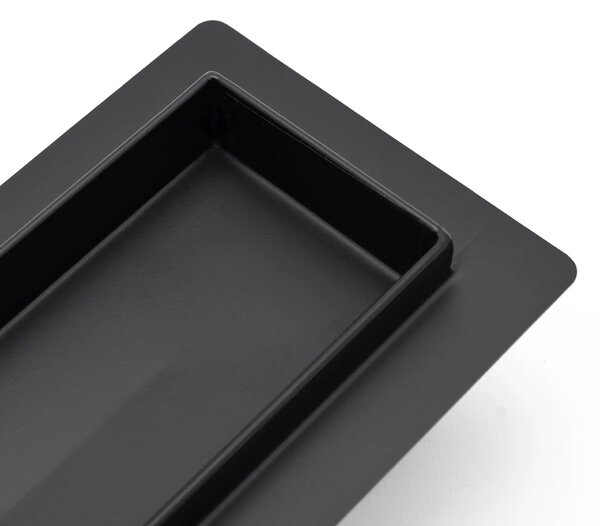 Rea PRO Black Matt, lineáris vízelvezető csatorna 90cm, görög mintás, fekete matt, REA-G8026