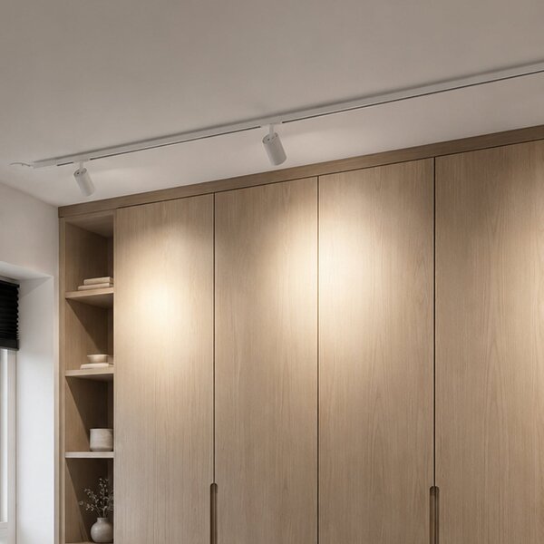 Designline Tube sínes spotlámpa, fehér, GU10 – Antidark