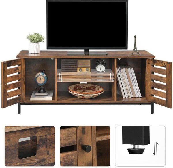 TV szekrény, TV állvány tárolóval 110 x 40 x 50 cm | VASAGLE