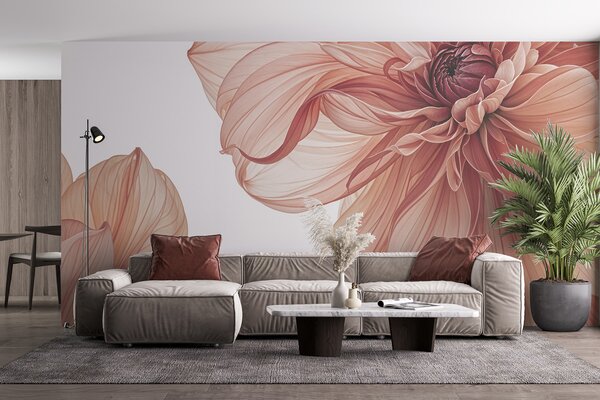 Fotótapéta Elegáns szirmok lágy árnyalatokban, Modern fotótapéta, Modern fotótapéta, w08257 - Muralas.hu