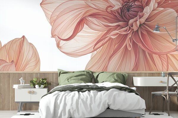 Fotótapéta Elegáns szirmok lágy árnyalatokban, Modern fotótapéta, Modern fotótapéta, w08257 - Muralas.hu