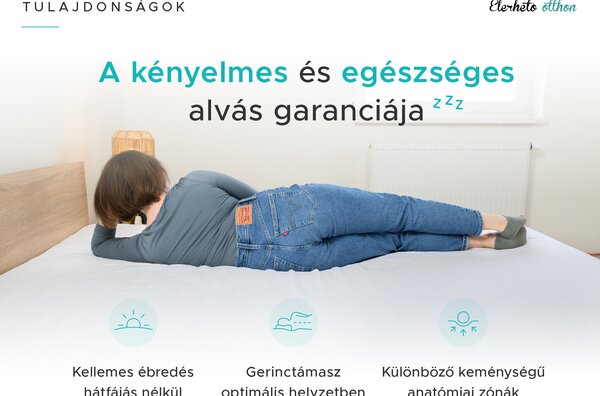 Táskarugós matrac 80 x 200 cm SOMMERA 18 cm Matracvédő: Matracvédő nélkül