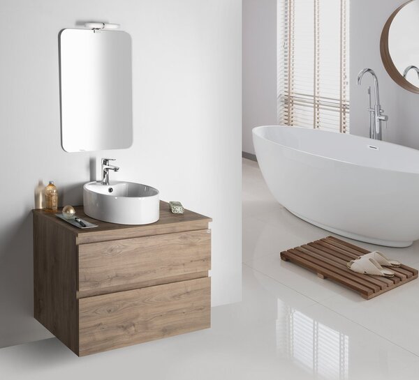 Aqualine Sapho, ALTAIR magas szekrény 35x150x31cm, fehér