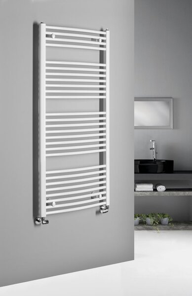 Aqualine Aqualine, ORBIT fűtőelem oldalsó csatlakozással 600x1320 mm, 795 W, fehér, ILO36T