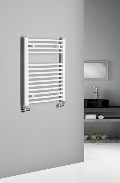 Aqualine Aqualine, ORBIT fűtőelem oldalsó csatlakozással 500x640 mm, 360 W, fehér, ILO65T