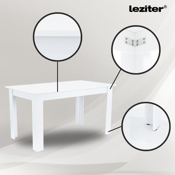 Zara 6+1 étkező garnitúra fehér-fehér