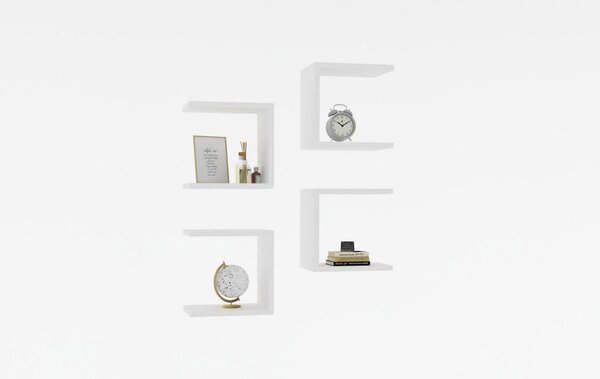 Fali polc Base - White