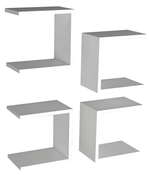 Fali polc Base - White