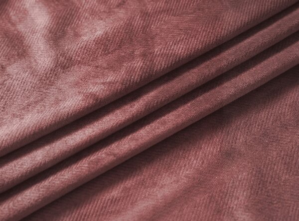 Sötétítő függöny ELVIO VELVET 140x250 cm, antik rózsaszín Felfüggesztés: Fém gyűrűk