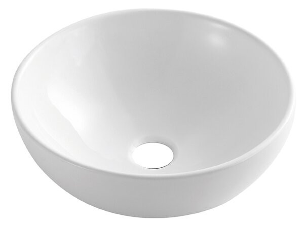 Invena Tinos, asztali mosogató 395x395x135 mm, fehér, INV-CE-43-011-C