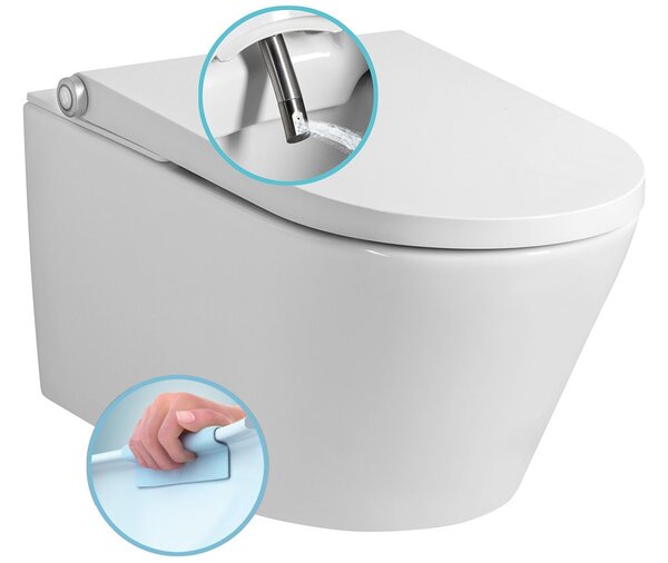 Sapho Sapho, VEEN CLEAN fali WC integrált elektronikus bidével, VE421