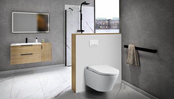 Sapho Sapho, VEEN CLEAN fali WC integrált elektronikus bidével, VE421