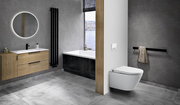 Sapho Sapho, VEEN CLEAN fali WC integrált elektronikus bidével, VE421