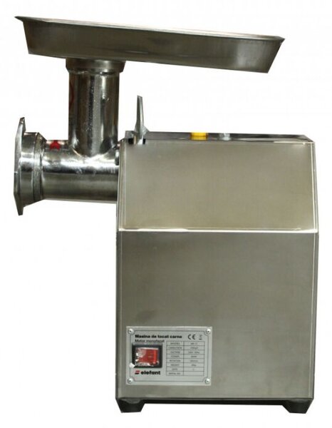 ZEP Professzionális elektromos húsdaráló, Fermax MK-12, 850W, 150Kg/óra, rozsdamentes acél szerkezet