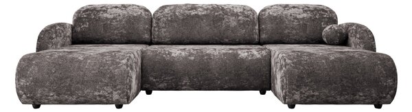 Sarokkanapé Columbus 250, Kárpit, 88x318x160cm, Fenyő