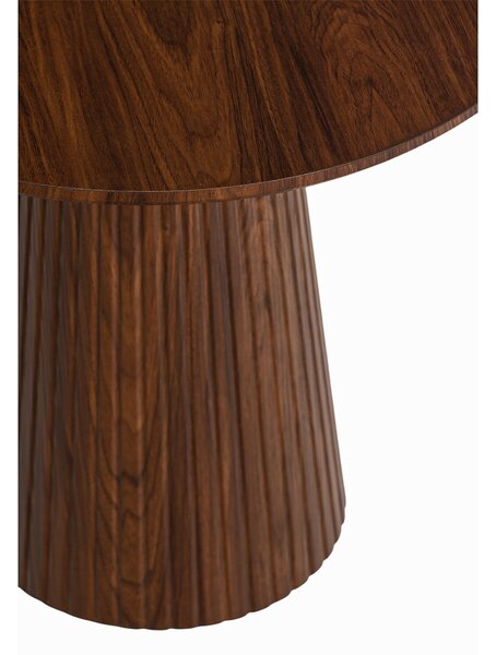 Stellis kerek dohányzóasztal 60 cm - dió