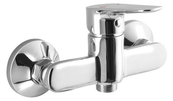 Aqualine Aqualine, LOTTA falra szerelhető mosdócsaptelep, osztás 150 mm, fogantyú nélkül, króm, LT641