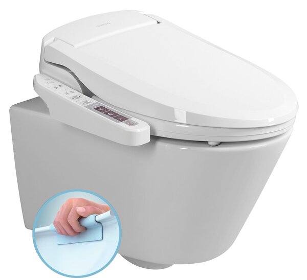 Sapho Sapho, AVVA fali WC elektronikus bidével BLOOMING EKO PLUS, NB-1160D-3