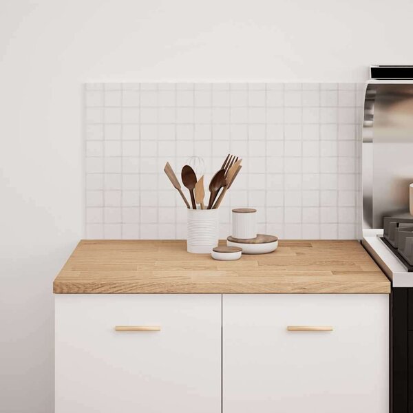 VidaXL konyhai munkalap 80x63,5x2,7 cm tömör fa tölgyfa téglalap alakú
