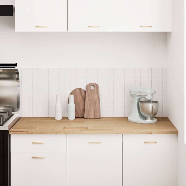 VidaXL konyhai munkalap 140x63,5x2,7cm tömör fa tölgyfa téglalap alakú
