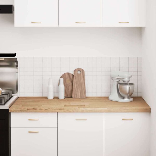 VidaXL konyhai munkalap 140x63,5x4 cm tömör fa tölgyfa téglalap alakú