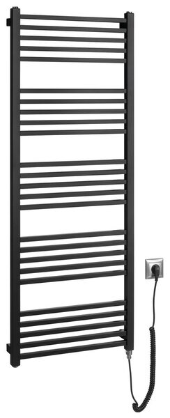 Sapho Sapho, METRO-E elektromos fűtőelem, egyenes, 500x1340 mm, 500 W, fekete matt, ME513B