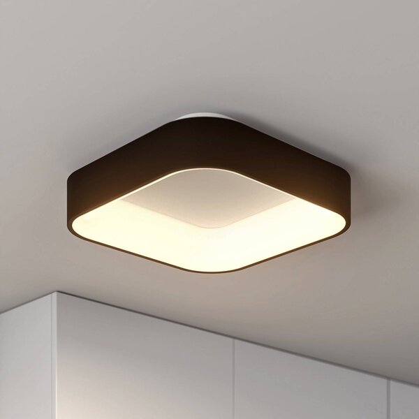 Arcchio LED mennyezeti lámpa Aleksi, 45 x cm, fekete, CCT, dimmelhető, Fekete, Konyha, fém, Modern