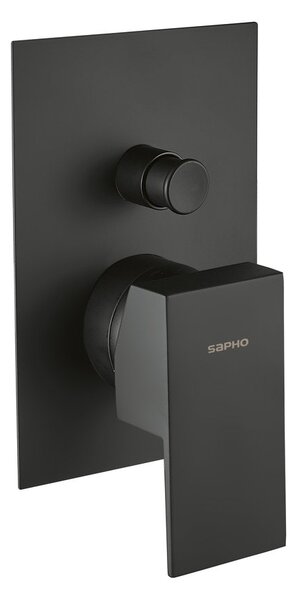 Sapho Sapho, LATUS rejtett zuhanycsaptelep, 2 kimenet, fekete matt, 1102-42B