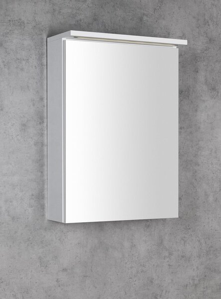 Aqualine Aqualine, KAWA STRIP Galéria LED világítással 50x70x22cm, fehér, WGL50S