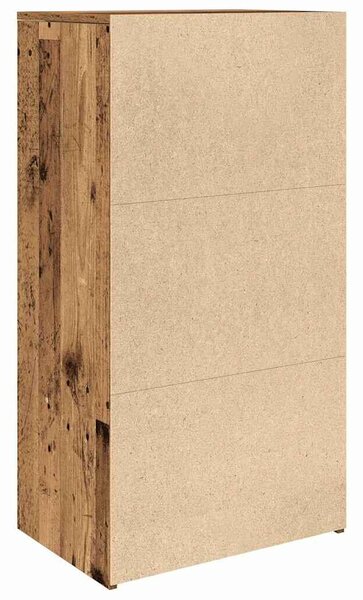 VidaXL tálalószekrény 6 fiókkal régi fa 50x34x96 cm műszaki fa