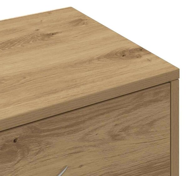 VidaXL tálalószekrény 6 fiókkal Kézműves tölgy 50x34x96 cm műszaki fa