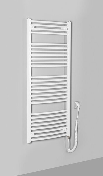 Aqualine Aqualine, DIRECT-E elektromos fűtőelem, egyenes, 600x1320 mm, 600 W, fekete, ILE36TB