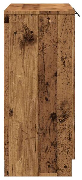 VidaXL antik fa színű szerelt fa tálalószekrény 90 x 30 x 70 cm