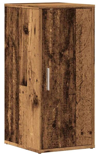VidaXL 2 db antik fa színű szerelt fa cipősszekrény 32 x 35 x 70 cm